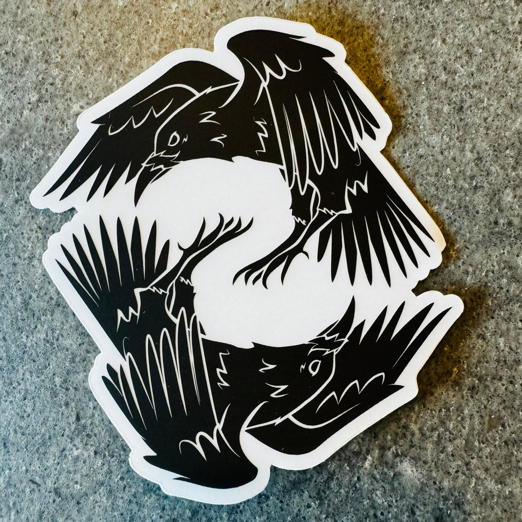 Hugin & Munin Sticker