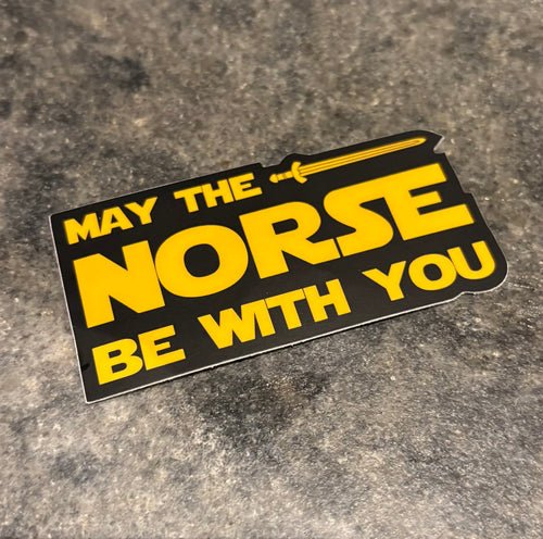 May the Norse be With You Sticker